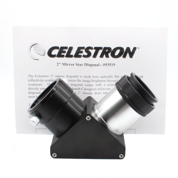 celestron 2 inch 90 degree sct dielectric diagonal mirror w/ 1.25 inch adapter for c5 c6 c8 925 c11 sct astronomical telescope #93519
celestron 2 inch 90 degree sct dielectric diagonal mirror w/ 1.25 inch adapter for c5 c6 c8 925 c11 sct astronomical telescope #93519