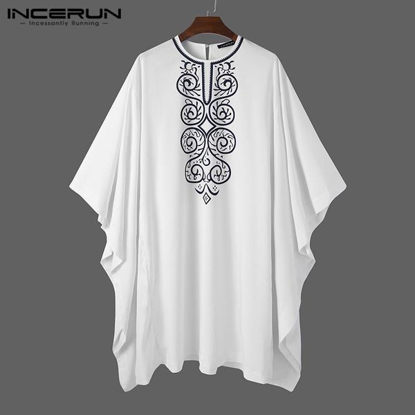 ethnic clothing incerun men muslim kaftan printed flare sleeve o neck irregular cloak robes 2021 loose islamic arabic dubai jubba thobe 5xl, Red
ethnic clothing incerun men muslim kaftan printed flare sleeve o neck irregular cloak robes 2021 loose islamic arabic dubai jubba thobe 5xl, Red