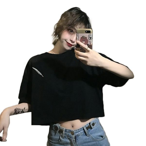 women t-shirt fashion korean style cothes women white tshirts short-sleeve loose short t-shirt casual tee shirt femme t200614
women t-shirt fashion korean style cothes women white tshirts short-sleeve loose short t-shirt casual tee shirt femme t200614
