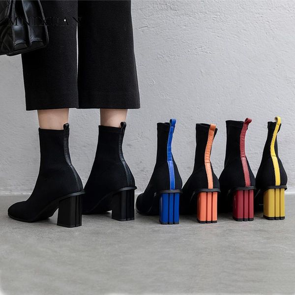boots mnixuan handmade fashion 2021 spring autumn square high heel ankle for women shoes yellow big size 34-43, Black
boots mnixuan handmade fashion 2021 spring autumn square high heel ankle for women shoes yellow big size 34-43, Black