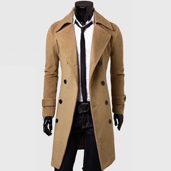 men trench coat - windbreaker men's slim casual jacket double-breasted long coat #17264021, Tan;black
men trench coat - windbreaker men's slim casual jacket double-breasted long coat #17264021, Tan;black