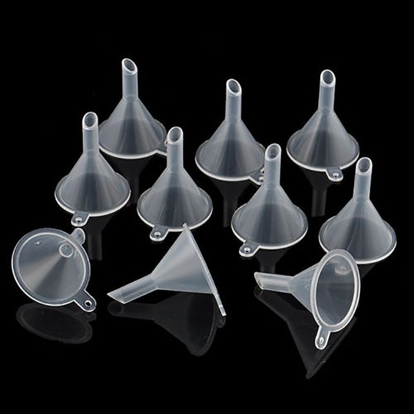 10pcs small plastic for perfume diffuser bottle liquid oil funnels mini clear design simple and practical
10pcs small plastic for perfume diffuser bottle liquid oil funnels mini clear design simple and practical