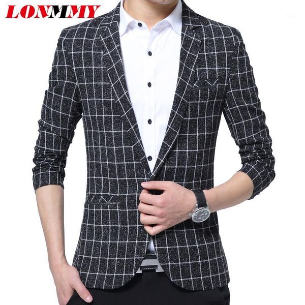 lonmmy plaid blazer men slim fit suit men casual mens blazer jacket brand clothing fashion terno masculino 2018 autumn spring1, White;black
lonmmy plaid blazer men slim fit suit men casual mens blazer jacket brand clothing fashion terno masculino 2018 autumn spring1, White;black
