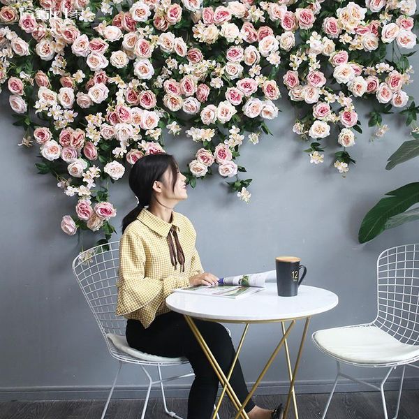 artificial flower vine rose flower strip artificial plants wall tree vine plastic home wedding holiday decoration1
artificial flower vine rose flower strip artificial plants wall tree vine plastic home wedding holiday decoration1