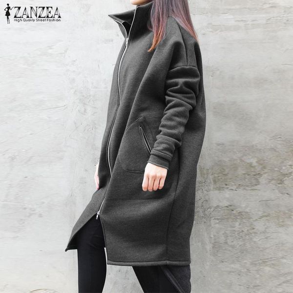 2020 zanzea fashion zipper coat women's long jackets long sleeve outwear female casual turtleneck parkas plus size hoody c1106, Black;brown
2020 zanzea fashion zipper coat women's long jackets long sleeve outwear female casual turtleneck parkas plus size hoody c1106, Black;brown