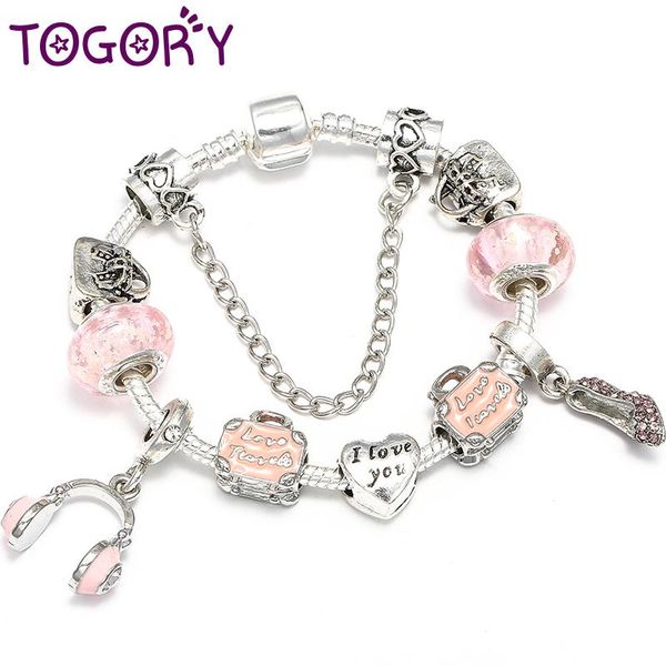 togory luxury headset pendant charm bracelets&bangles luminous beads bracelets for women fashion jewelry pulseira feminina gifts, Golden;silver
togory luxury headset pendant charm bracelets&bangles luminous beads bracelets for women fashion jewelry pulseira feminina gifts, Golden;silver