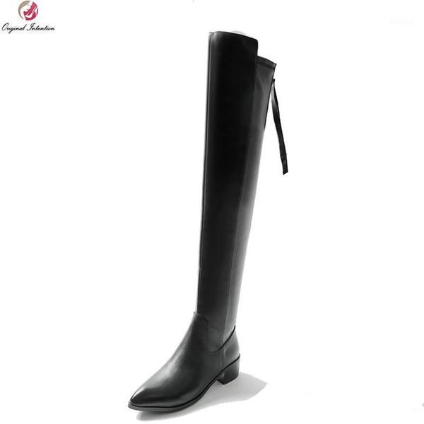 boots original intention fashion winter women pointed toe chunky-heel over-the-knee ladies shoes us size 3-101, Black
boots original intention fashion winter women pointed toe chunky-heel over-the-knee ladies shoes us size 3-101, Black