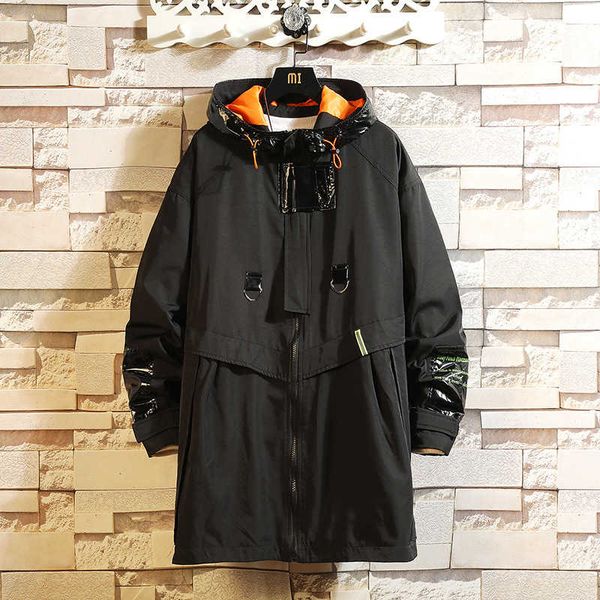 new hip hop coat in autumn of 2019, color contrast loose windbreaker, medium length and large men's wear, Tan;black
new hip hop coat in autumn of 2019, color contrast loose windbreaker, medium length and large men's wear, Tan;black