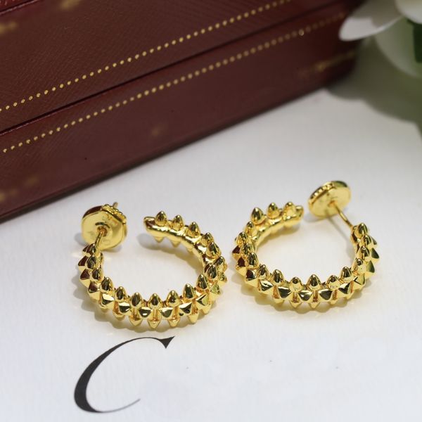 clash series earring au750 stud luxury brand 18 k gilded studs for woman brand design new selling classic style premium gifts 5a earrings, Golden;silver
clash series earring au750 stud luxury brand 18 k gilded studs for woman brand design new selling classic style premium gifts 5a earrings, Golden;silver