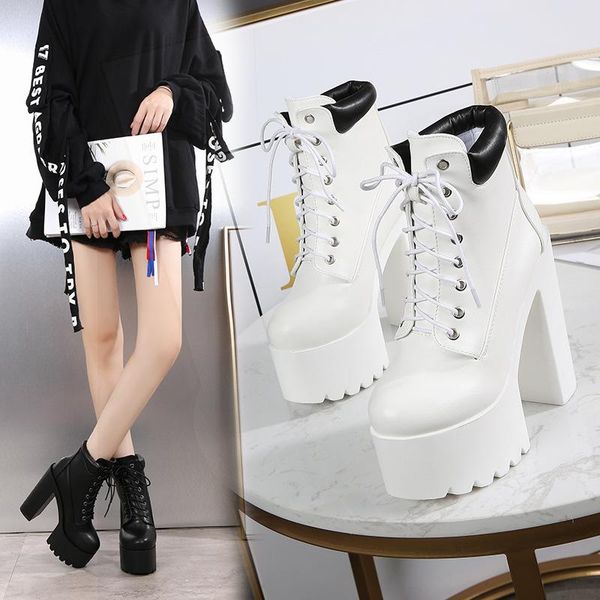 14cm thick heel super high heel hate sky dance t stage nightclub knight boots short boots women's shoes, Black
14cm thick heel super high heel hate sky dance t stage nightclub knight boots short boots women's shoes, Black