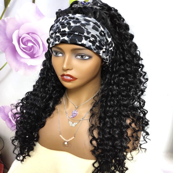 high temperature fiber long curly hair wigs synthetic headband wig naturalblack color kinky curly for women part ship, Black;brown
high temperature fiber long curly hair wigs synthetic headband wig naturalblack color kinky curly for women part ship, Black;brown
