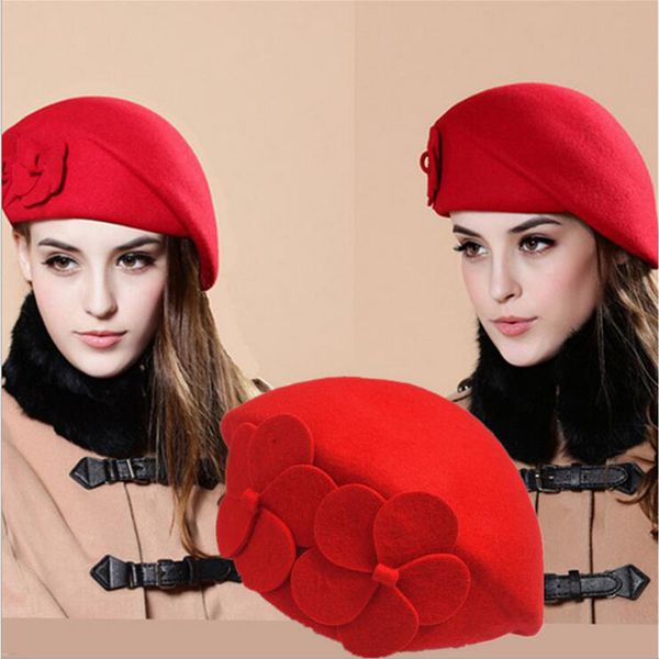 suogry new fashion women beret hat for women beanie female cap flower french trilby wool soft stewardess hat gorras planas 201012, Blue;gray
suogry new fashion women beret hat for women beanie female cap flower french trilby wool soft stewardess hat gorras planas 201012, Blue;gray