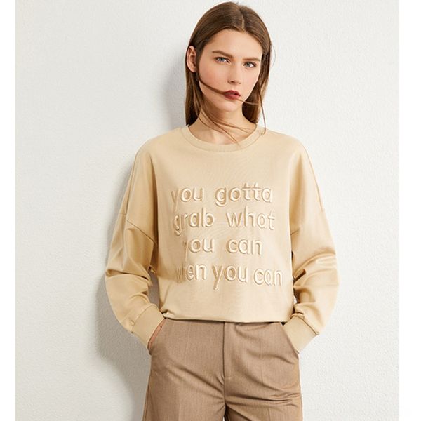 65 cotton minimalist bf style loose thin 2020 autumn sweater embroidered sweater new fashion ins embroidered thin long sleeve women, Black
65 cotton minimalist bf style loose thin 2020 autumn sweater embroidered sweater new fashion ins embroidered thin long sleeve women, Black