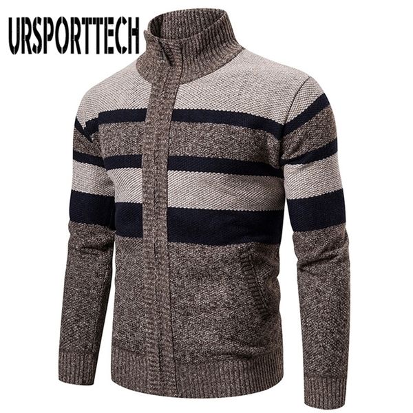 autumn zipper men's cardigan sweater long-sleeve knitted casual turtleneck sweaters men slim fit striped jumpers plus size 3xl 201221, White;black
autumn zipper men's cardigan sweater long-sleeve knitted casual turtleneck sweaters men slim fit striped jumpers plus size 3xl 201221, White;black