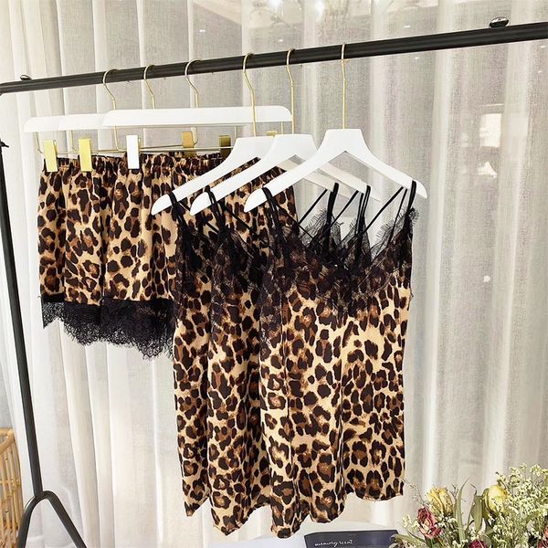 leopard pajama suit good night nude summer silk sling pajamas satin sling pajamas thin two piece suit home wear girl k7noj, Gray
leopard pajama suit good night nude summer silk sling pajamas satin sling pajamas thin two piece suit home wear girl k7noj, Gray