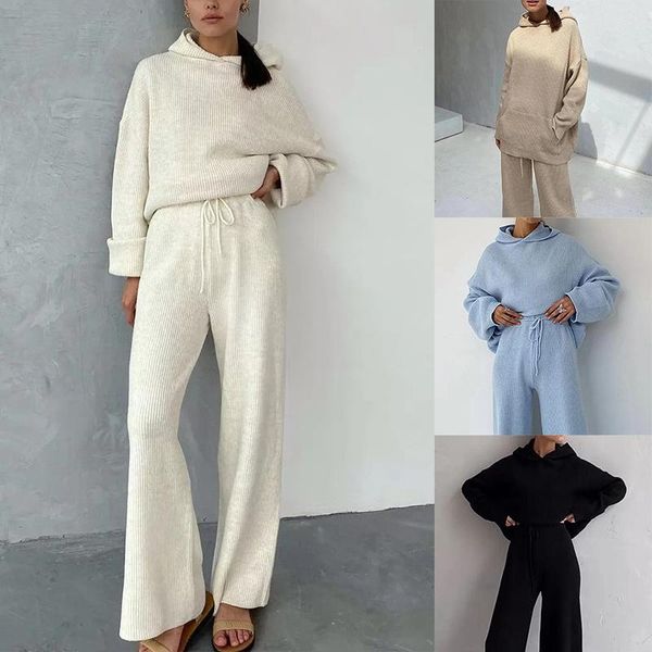 yoga outfits autumn knitted sweat suits women matching sets long sleeve hoodie+wide-legged pants loungewear sweater set two piece, White;red
yoga outfits autumn knitted sweat suits women matching sets long sleeve hoodie+wide-legged pants loungewear sweater set two piece, White;red