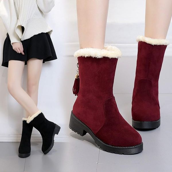snow boots women's new cotton shoes waterproof non-slip thick-soled plus velvet increased warmth, soft-soled short boots, Black
snow boots women's new cotton shoes waterproof non-slip thick-soled plus velvet increased warmth, soft-soled short boots, Black