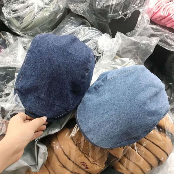 and denim cap, men's women's berets, wash cloth, old hat, korean leisure forward hat, Blue;gray
and denim cap, men's women's berets, wash cloth, old hat, korean leisure forward hat, Blue;gray