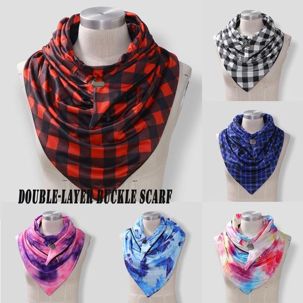 scarves tie-dye plaid prints women shawls sacrf double-layer windproof buckle scarf autumn winter warm vintage fashion girls shawl, Blue;gray
scarves tie-dye plaid prints women shawls sacrf double-layer windproof buckle scarf autumn winter warm vintage fashion girls shawl, Blue;gray