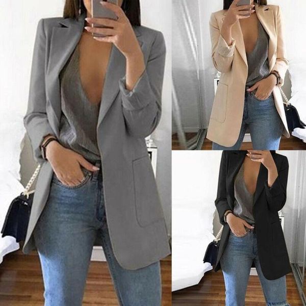 women's suits & blazers lady women elegant fashion slim casual business blazer suit jacket coat outwear commuter leisure, White;black
women's suits & blazers lady women elegant fashion slim casual business blazer suit jacket coat outwear commuter leisure, White;black