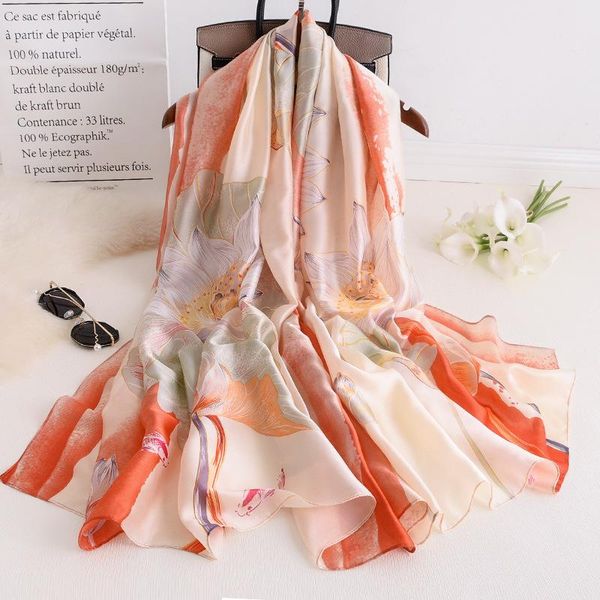 2020 new silk scarf women pashmina shawl warps hijab headband scarves floral print foulard female bufanda winter spring wmtrrs, Blue;gray
2020 new silk scarf women pashmina shawl warps hijab headband scarves floral print foulard female bufanda winter spring wmtrrs, Blue;gray