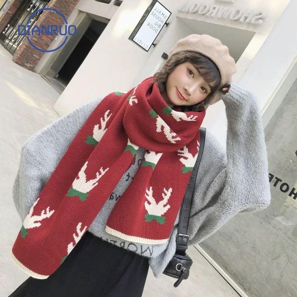 scarves dianruo autumn winter knitted acrylic warm scarf japanese korean fashion shawl for women christmas gift fawn q530, Blue;gray
scarves dianruo autumn winter knitted acrylic warm scarf japanese korean fashion shawl for women christmas gift fawn q530, Blue;gray