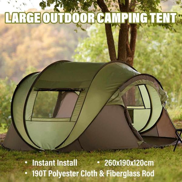 tents and shelters large full automatic tent outdoor rainproof camping hiking family shelter sunshade backpacking travel 4-5 people
tents and shelters large full automatic tent outdoor rainproof camping hiking family shelter sunshade backpacking travel 4-5 people
