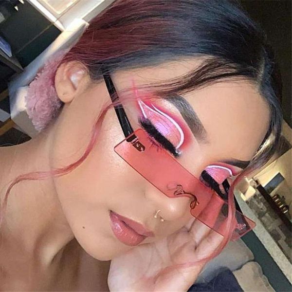sunglasses fashion pink square women designer sun glasses female clear small lens personality colorful oculos, White;black
sunglasses fashion pink square women designer sun glasses female clear small lens personality colorful oculos, White;black