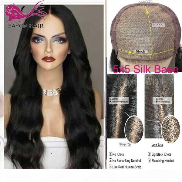 eayon 5x5 scalp wigs body wave brazilian remy hair silk base closure wigs lace front human hair for women, Black;brown
eayon 5x5 scalp wigs body wave brazilian remy hair silk base closure wigs lace front human hair for women, Black;brown