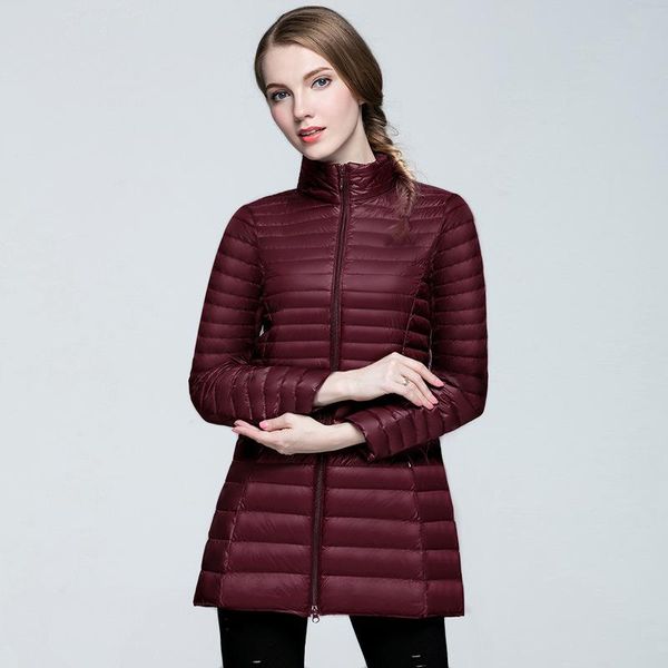 winter warm down jacket ladies clothing long coat capless duck down jacket women's hit color coat 2020 new, Black
winter warm down jacket ladies clothing long coat capless duck down jacket women's hit color coat 2020 new, Black