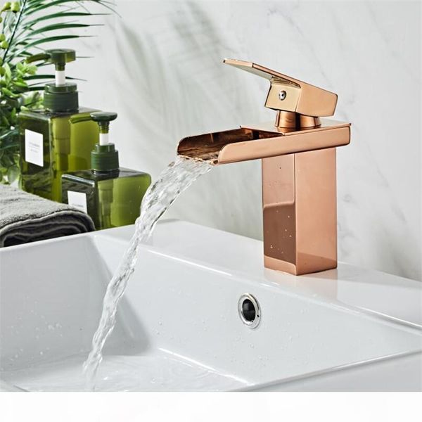 wholesale and retail deck mount waterfall bathroom faucet vanity vessel sink mixer tap cold and water tap rose gold faucets
wholesale and retail deck mount waterfall bathroom faucet vanity vessel sink mixer tap cold and water tap rose gold faucets