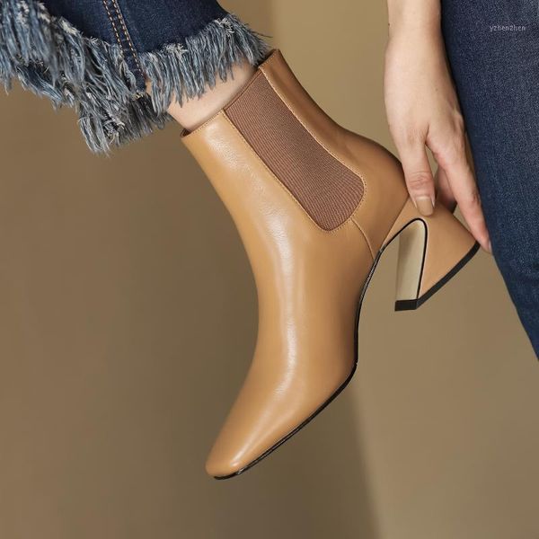 boots fashion elastic band women winter genuine leather square toe concise high heels pumps office lady shoes woman1, Black
boots fashion elastic band women winter genuine leather square toe concise high heels pumps office lady shoes woman1, Black