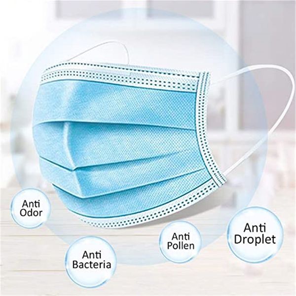 blue 100pcs/box breathable disposable with face mouth tapabocas mascaras mascherine masque mascarillas protective mask
blue 100pcs/box breathable disposable with face mouth tapabocas mascaras mascherine masque mascarillas protective mask
