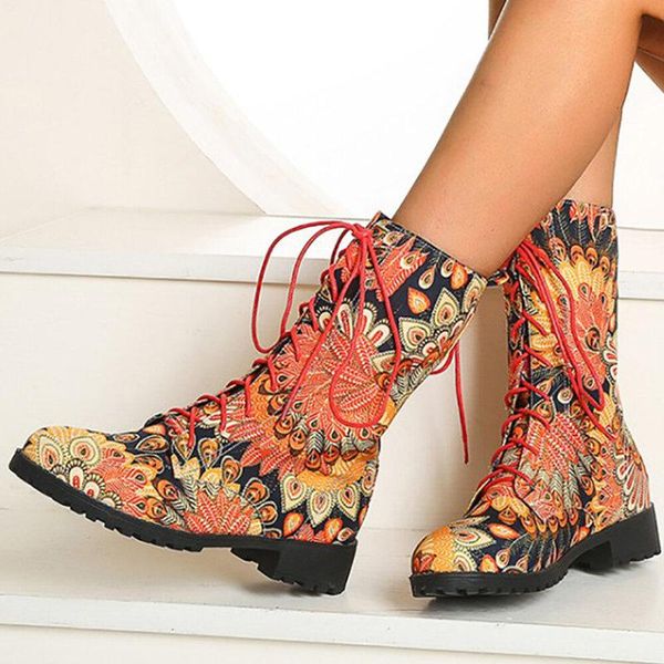 women mid-calf boots chaussure chunky low heels booties plus size warm lace up paisley shoes woman zapatos mujer sapato d1822, Black
women mid-calf boots chaussure chunky low heels booties plus size warm lace up paisley shoes woman zapatos mujer sapato d1822, Black