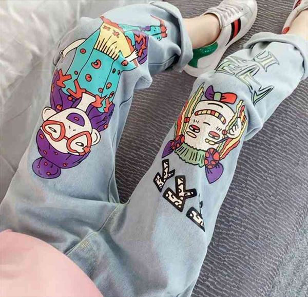spring autumn girls cute print jeans pant baby kids children denim trousers two colors, Blue
spring autumn girls cute print jeans pant baby kids children denim trousers two colors, Blue