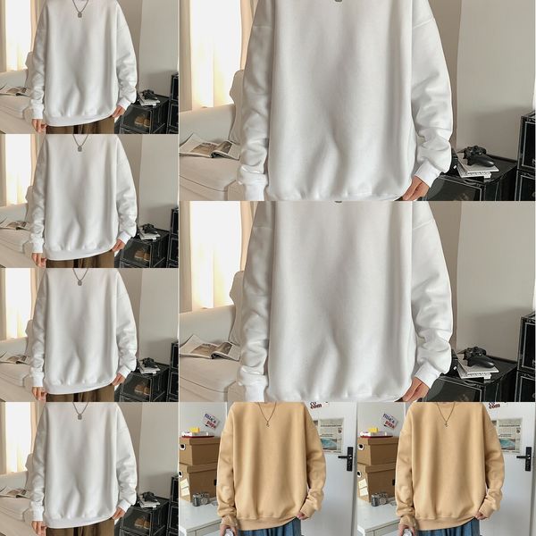 new trend sweater coat sweaterof autumn and winter ins round neck long sleeve plush sweater men's korean version youth loose and versat, Black
new trend sweater coat sweaterof autumn and winter ins round neck long sleeve plush sweater men's korean version youth loose and versat, Black