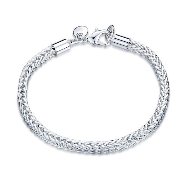 fashion sterling silver bracelet simple round bracelet beautiful women's charm silver 925 lobster buckle jewelry, Black
fashion sterling silver bracelet simple round bracelet beautiful women's charm silver 925 lobster buckle jewelry, Black