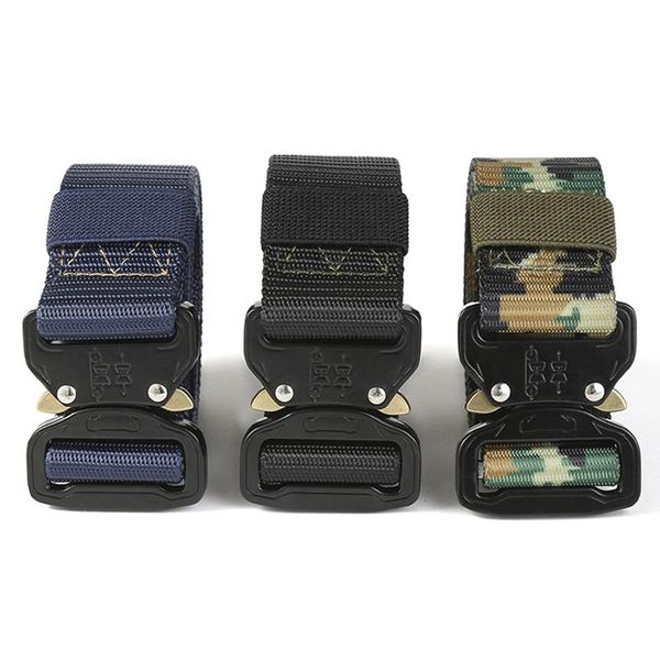 wide army belt tactical nylon waist belts quick release outdoor hunting training strong metal buckle mens, Black;gray
wide army belt tactical nylon waist belts quick release outdoor hunting training strong metal buckle mens, Black;gray