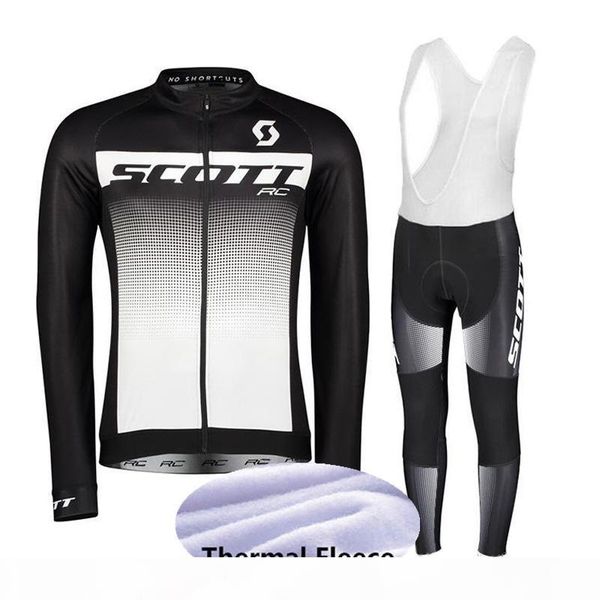 scott winter thermal fleece cycling long sleeve jersey cycling racing mtb maillot bike bib long pants set size xs-5xl, Gray
scott winter thermal fleece cycling long sleeve jersey cycling racing mtb maillot bike bib long pants set size xs-5xl, Gray