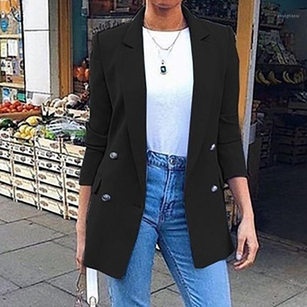 new fashion solid color office ladies turn down collar jacket long sleeve suit coat jacket women blazers female outerwear1, White;black
new fashion solid color office ladies turn down collar jacket long sleeve suit coat jacket women blazers female outerwear1, White;black
