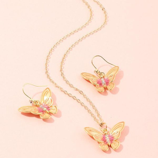 bohemia cute butterfly necklace with earrings jewelry set for women girls party wedding pendant necklace collar jewelry sets, Silver
bohemia cute butterfly necklace with earrings jewelry set for women girls party wedding pendant necklace collar jewelry sets, Silver