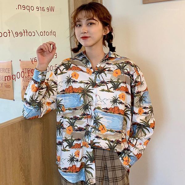 women's blouses & shirts fashion hawaii floral women streetwear long sleeve shirt camisas femininas female blusas mujer1, White
women's blouses & shirts fashion hawaii floral women streetwear long sleeve shirt camisas femininas female blusas mujer1, White