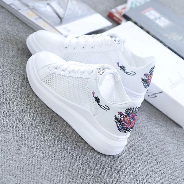 2019 summer cream white hand painting flower casual women shoes mesh breathable chunky wedge women sneakers zapatos mujer #si9o, Black
2019 summer cream white hand painting flower casual women shoes mesh breathable chunky wedge women sneakers zapatos mujer #si9o, Black