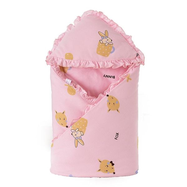 Newborn Baby Infant Envelopes Stroller Sleepsacks Cotton Receiving Sleeping Bags Winter Warm Swaddle Wrap Blanket 90*90cm