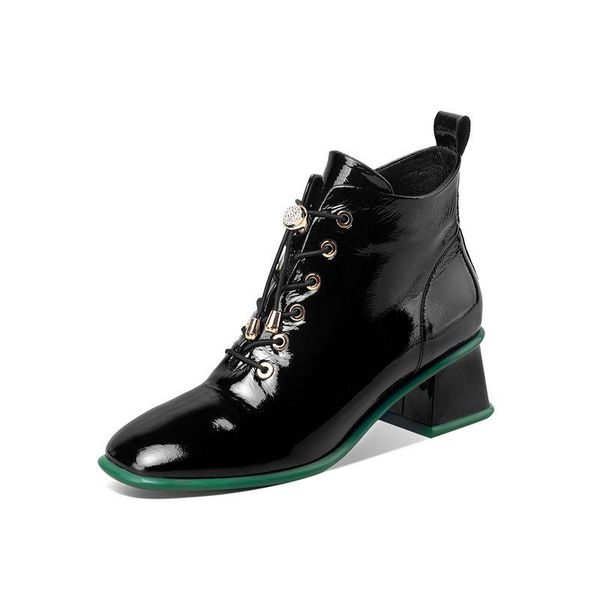 elegant cow leather office lady boots 3cm low heels shoes woman boots square toe ankle 2020 winter casual shoes, Black
elegant cow leather office lady boots 3cm low heels shoes woman boots square toe ankle 2020 winter casual shoes, Black