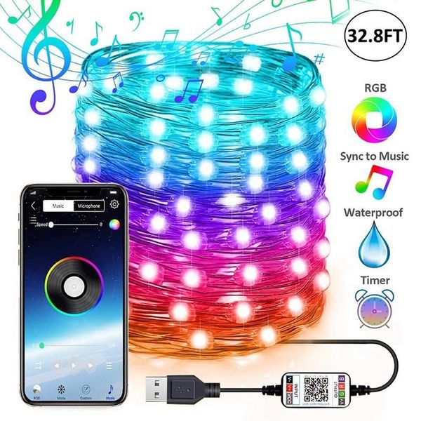 usb привело свет шнура rgb bluetooth app управления медного провода строка лампы водонепроницаемые фея свет рождественская елка декор подарк
usb привело свет шнура rgb bluetooth app управления медного провода строка лампы водонепроницаемые фея свет рождественская елка декор подарк