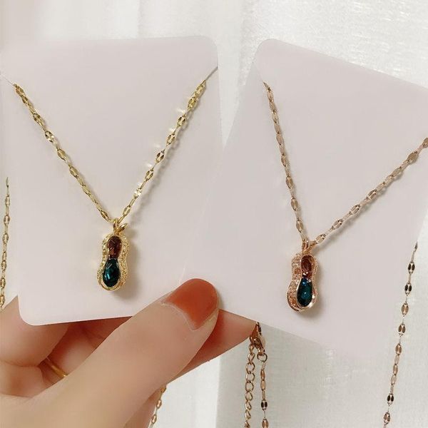 корейский золотой кристалл арахисовое ожерелье девушки женщин любовника розовое золото длинные цепи ожерелье подарки, Silver
корейский золотой кристалл арахисовое ожерелье девушки женщин любовника розовое золото длинные цепи ожерелье подарки, Silver