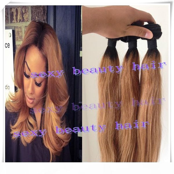#1b 27 honey blonde dark root ombre human hair straight two tone hair weave extension virgin brazilian human hair weaving 3pcs lot, Black
#1b 27 honey blonde dark root ombre human hair straight two tone hair weave extension virgin brazilian human hair weaving 3pcs lot, Black