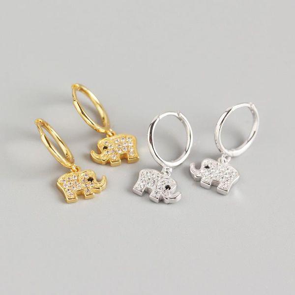 hoop & huggie classic s925 sterling silver zircon round animal elephant earrings women everyday jewelry party fine accessory gift, Golden;silver
hoop & huggie classic s925 sterling silver zircon round animal elephant earrings women everyday jewelry party fine accessory gift, Golden;silver