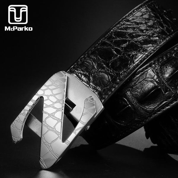 belts mcparko luxury mens belt crocodile genuine leather waist for men stainless steel buckle back skin suits, Black;brown
belts mcparko luxury mens belt crocodile genuine leather waist for men stainless steel buckle back skin suits, Black;brown